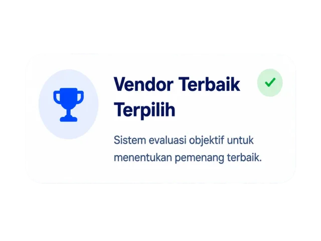 Ilustrasi laporan pengadaan E-Auction Javan
