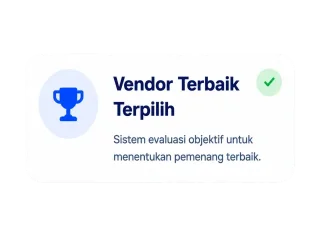 Ilustrasi laporan pengadaan E-Auction Javan
